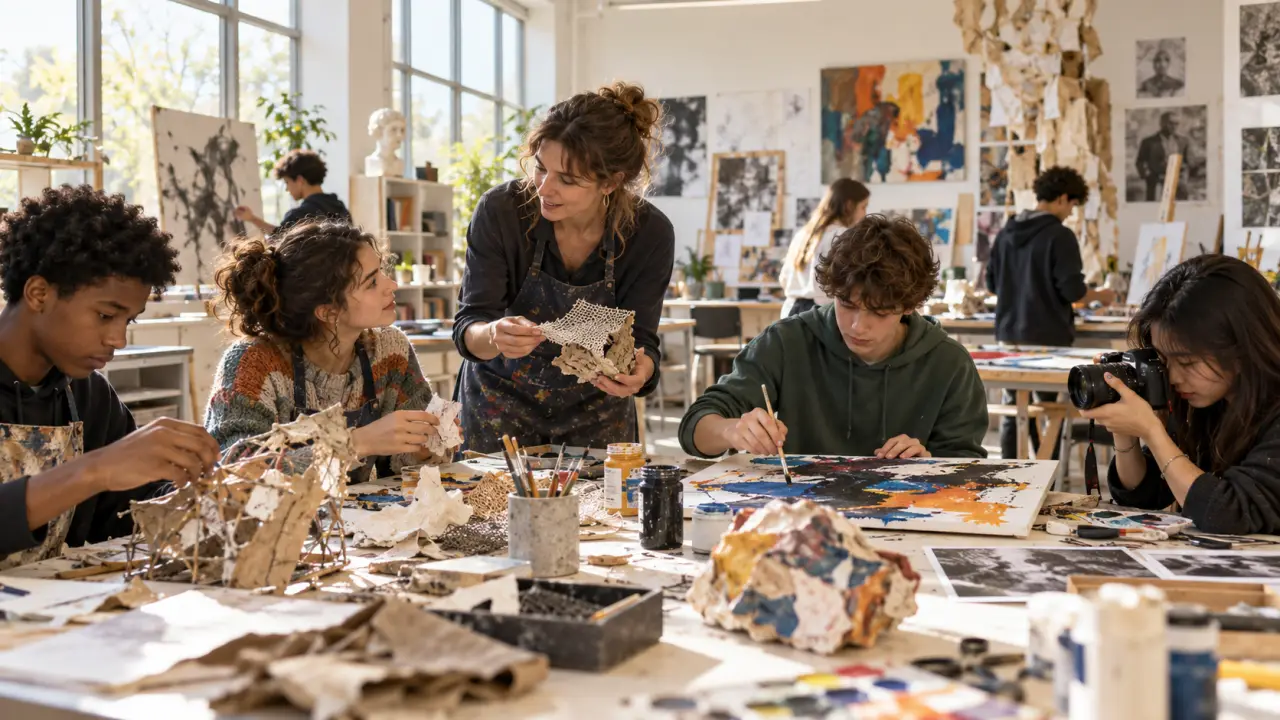 Prof d’arts plastiques : transmettre la création, pas seulement apprendre à dessiner