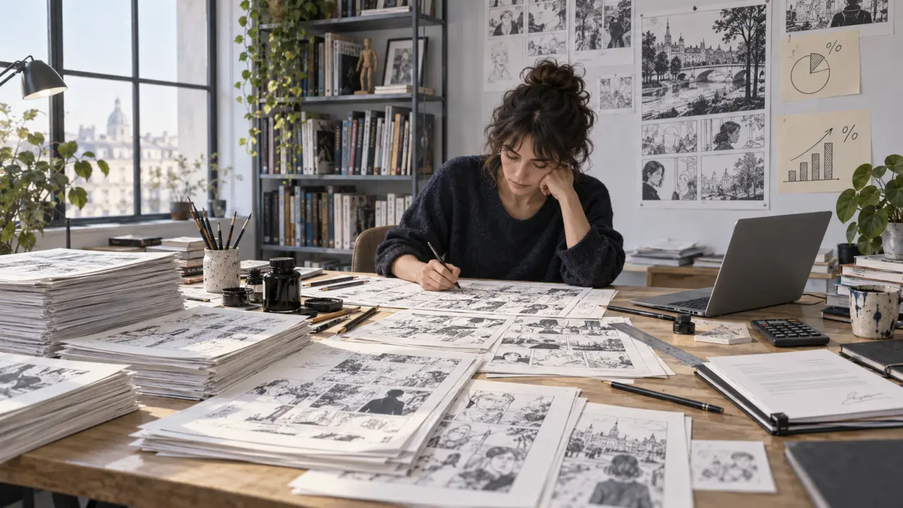 46 planches, 8 à 10 % de droits : ce que recouvre vraiment le métier d’auteur de BD