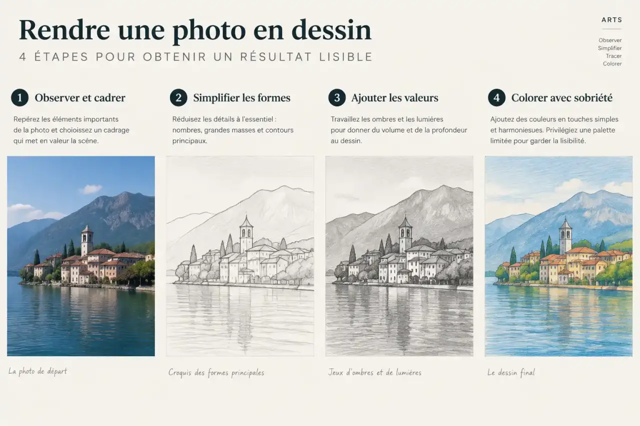 Rendre une photo en dessin : 4 étapes pour obtenir un résultat lisible