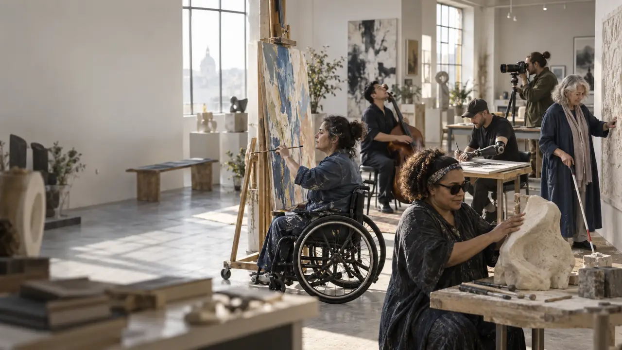 Six artistes handicapés célèbres et ce que leur œuvre doit à l’adaptation